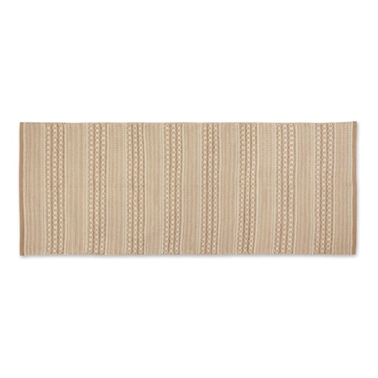 DII® Stone Dobby Stripe Hand-Loomed Rug, 2.5ft. x 6ft.